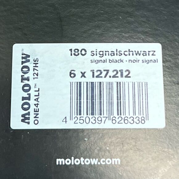 Molotow One4All Acrylic Pump Marker in Signal Black. 2mm Fine Tip. 6-Pack. NIB! - Picture 5 of 11